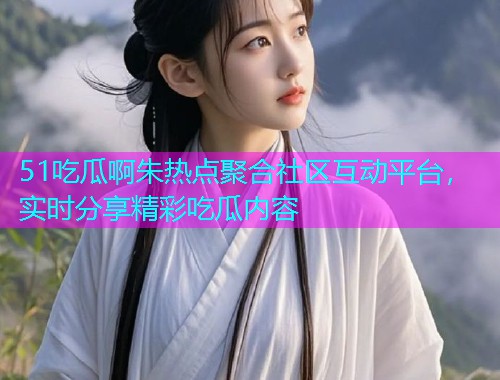 51吃瓜啊朱热点聚合社区互动平台，实时分享精彩吃瓜内容