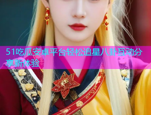 51吃瓜安卓平台轻松追星八卦互动分享新体验